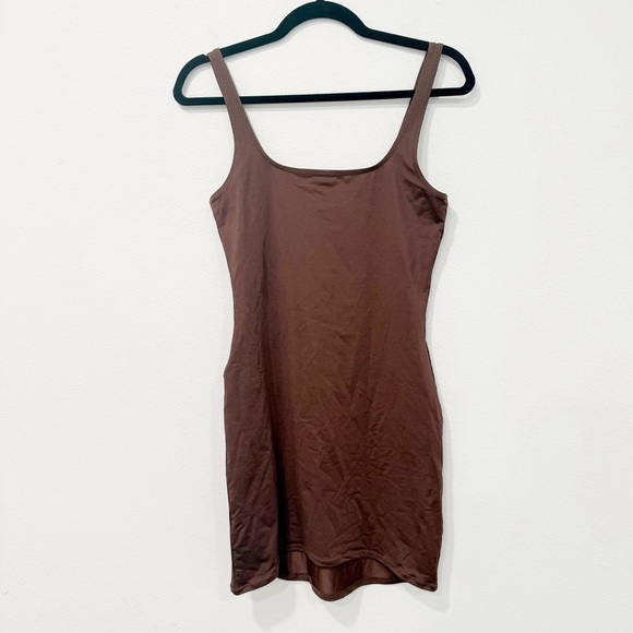 SKIMS Brown Swim Dress - Picture 2 of 5